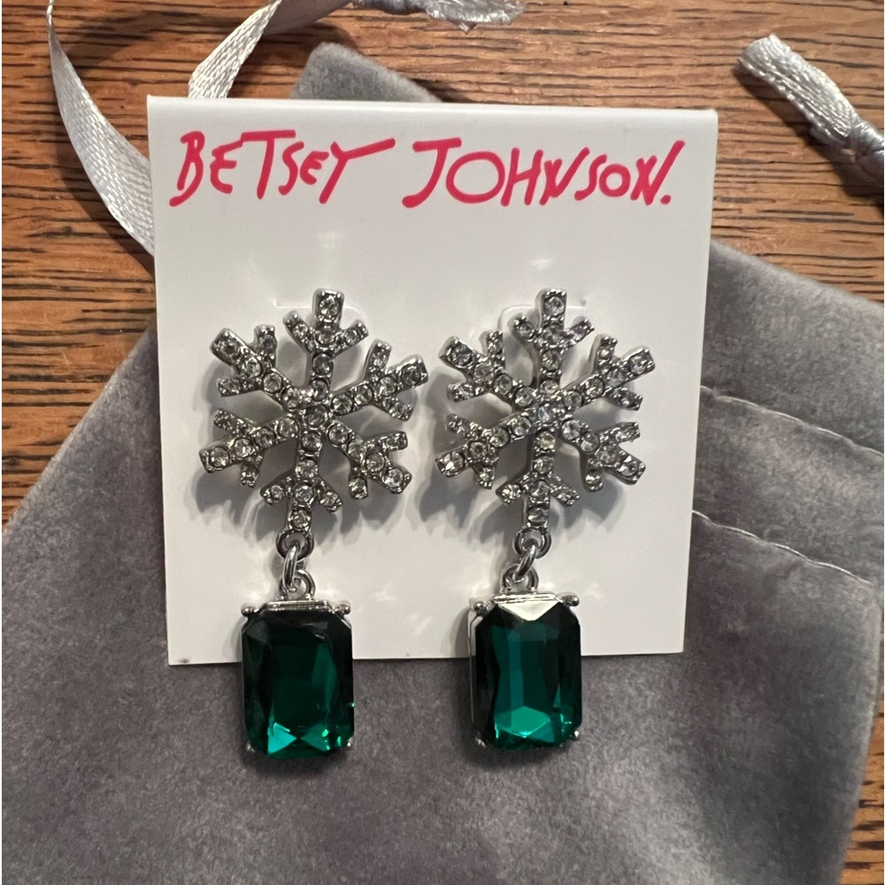 Betsy Johnson Holiday Earrings